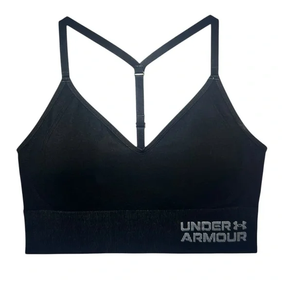 Under Armour Black Sports Bra Medium Support - Picture 1 of 4